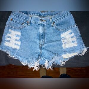 Levi denim shorts